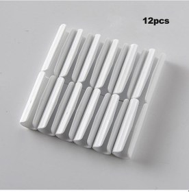 Resim Beyaz 12 Adet/takım Yatak Çarşafı Klipleri Yatak Örtüsü Tutucu Raptiye Yatak Kaymaz Kelepçe Nevresim Tutucular Tutucu Kaymaz Tutucu 