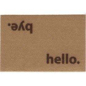 Resim Coco Hello Bye Koko Paspas Dış Kapı Paspası Kıl Kapı Önü Paspası Naturel 