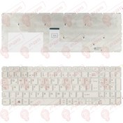 Resim Toshiba Uyumlu Satellite L50-B-1Ne, L50-B-1Nf Klavye Beyaz Tuş Takımı Tü 