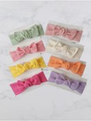 Resim KUZEY STORE Kız Bebek / Çocuk 8li Ribana Bandana 