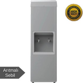 Resim Evora Sanayi Tipi Sebil 40 Litre Soğutmalı Arıtmalı Paslanmaz Endüstriyel Su Sebili 