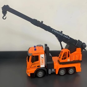 Resim Uzaktan Kumandalı Şarjlı Metal Iş Makinesi Oyuncak Seti – 1:12 Ölçekli Kepçe, Tır, Ekskavatör, Itfaiye, Beton Mikseri, Vinç Modelleri 