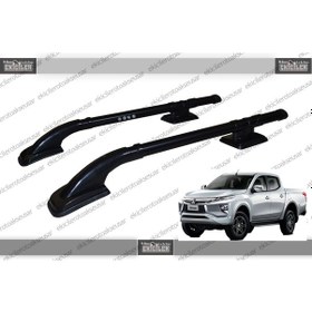 Resim Mıtsubıshı L200 Tavan Çıtası Port Bagaj Siyah Ara Atkısız 19 