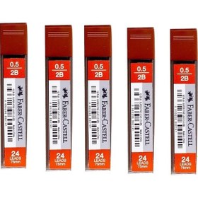 Resim Faber 5 Adet Min Süper Fine Lead 2b 75 Mm 0.5 Mm 