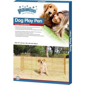 Resim Pawise 8 Metal Panel Köpek Oyun Bahçesi Çiti 91 x 60 CM 