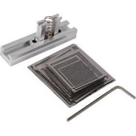 Resim Dgspirit Bga Şablon Şablonları + Fikstür Kalay Lehim Topu Lehimleme Aletleri (Yurt Dışından) 