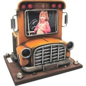 Resim Kenpazar Dekoratif Metal Kalemlik Çerçeveli Kamyon Temalı Hediyelik 