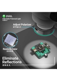 Resim 2uul Ms97 Ayarlanabilir Polarize Mikroskop Lambası 