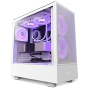 Resim Nzxt H Series H5 Flow CC-F51FW-R1 Atx Mid Tower Oyuncu Bilgisayar Kasası Beyaz 