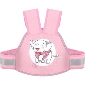 Resim Ayarlanabilir Pembe Çocuk Taşıma Ve Düşme Önleyici Güvenlik Sistemi 