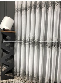 Resim Tül Perde Taç Marka 3 Hiza Hades Desen Aplik Işleme 3 Renk Seçe Çok Renkli 