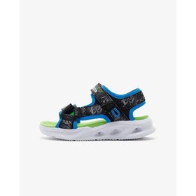 Resim Skechers Sola Glow Sandal - Aquatastic Erkek Çocuk Işıklı Sandalet (401672L BBLM) 