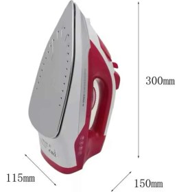 Resim Terrien Seramik Tabanlı Kırmızı 2200 Watt Şok Buharlı Ütü 