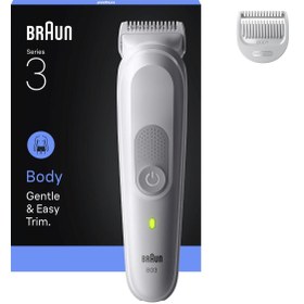 Resim Braun Vücut Tıraş Makinesi Series 3, +2 Aksesuar, Su Geçirmez, BG3500 