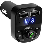 Resim Teknowork Fm Transmitter Bluetooth Çakmaklık Müzik Kiti Tüm Araçlara Uyumlu 