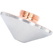 Resim Maiyame Krom Kaplı Bakır Lazer Nozzle, 1.6mm Delikli, 1000mpa Basınçta, Metal Kesim Makinesi İçin, Çift Fiber Doğruluğu, Hızlı Ve Dayanıklı 