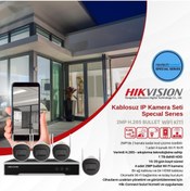 Resim Hikvision - Nk42w0h-1t Kablosuz Ip Kamera Seti 4'lü Set Neotechmarket Specıal Serıes 