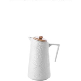 Resim Buenos Porselen Bambu Kapaklı Yağdanlık 