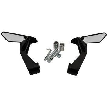 Xuweiwei Ultra Net Genis Oyun Aynasi 2 Adet 360 Derece Doner Ayna Aksesuari Siyah