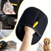 Resim Kedi Saç Çıkarma Eldivenleri - Halılar, Koltuklar, Evcil Hayvan Yatakları ve Ağaçlar için Etkili Evcil Hayvan Tüyü Çıkarma Aracı | Hızlı ve Temiz Tüy Temizliği için Dayanıklı Kumaş Malzeme ile Kolay Tutuş Tasarımı, Kedi Saç Çıkarma Aracı 
