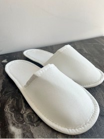 Resim AdNovasam Tek Kullanımlık Otel Terliği 3 mm EVA Taban Kaymaz 100'lü Paket 