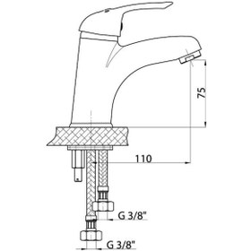 Resim Gpd MLB120 Adrio Lavabo Bataryası 