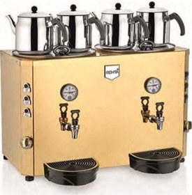 Resim Master Elektrikli Otomatik Su Alma 46 Litre Dört Demlikli Çay Kazanı Makinesi 