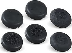 Resim 9CDeer Performance Joystick Analog Çubuk Başparmak Tutacağı 6'lı Set Standart Xbox Series X/S Xbox One ile Uyumlu, Switch Pro Controller Siyah 