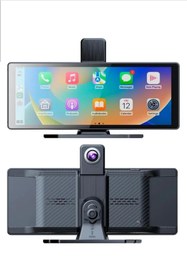 Resim 4k 10.26 Inç Ultra Hd Wifi Carplay Ön Arka Araç Kamerası İkisi Bir Arada Set Ios Android Navigasyon 