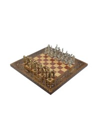 Resim Gifthome Metal Satranç Takımı-seti battal yunan parlak Ve Sedefli 