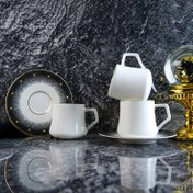 Resim Evaliza Diamond 6 Kişilik Çay Fincan Takımı 180 ml 