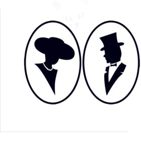 Resim Wc Sticker 20X15 2 Adet 