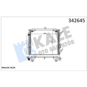 Resim Kale 342645 Klima Kondenseri Land Cruıser Al-al 8846060400-8846060400 