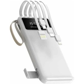 Resim Powerbank Şarj Cihazı 4 Çıkışlı 20.000 Mah Powerbank Taşınabilir Çoklu Giriş renkli 