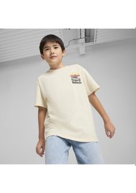 Resim Puma 68515387 Mid90s Graphic Tee Iv Çocuk Spor Tişört Krem 