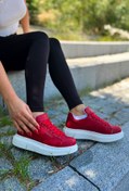 Resim devrialemshoes CH257 CBT Estrella Kadın Ayakkabı KIRMIZI 