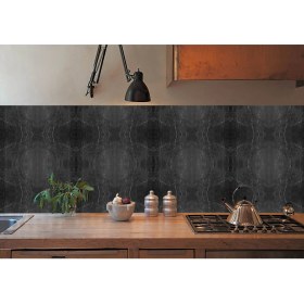 Resim Tink Kendinden Yapışkanlı Belgium Black Mermer Desenli Pvc Panel 41X62 cm (4 Adet) 1 M² 