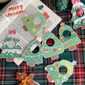 Resim 60/90 adet, Noel Sevimli Ağaç Lollipop Dekorasyon Kartı, Noel Doğum Günü Partisi Dekorasyonu, Şeker Hediye Çantası Ambalajı Yeni Yıl Noel Dekorasyonu, Noel Lollipop Kağıt Kartı, Etkinlik Parti Dekorasyonu, Ambalajlı Şeker 