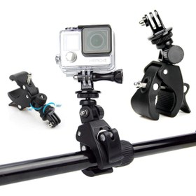 Resim GoPro Uyumlu Bisiklet Zıpkın Gidon Aparatı - Aksiyonbutik 