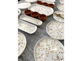 Resim Gold Eliz 12 Kişilik 23 Parça Kahvaltı Takımj 