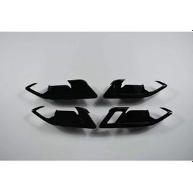 Resim Golf 8 Içın Uyumlu Ic Kapı Acma Kolu Kaplama - Pıano Black 