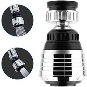 Resim Berev Tasarruflu 2 Fonksiyonlu Musluk Başlığı Yağmurlama Perlatörlü Dönebilir Oynar Mutfak Lavabo Musluğu 