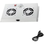Resim Vatpan 2'Li Outdoor Fan Modülü Termostatlı On/Off Switch 