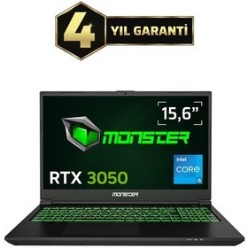 Resim Monster Abra A5 V21.6.6 i5-13420H 8 GB 500 GB SSD RTX3050 15.6" Free Dos Dizüstü Bilgisayar 