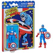 Resim Marvel Legends Retro 375 Collection Captain America Figür 