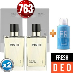Resim Bargello 763X2(2 Adet) Erkek Parfüm Fresh 50 ml Edp + Fresh Erkek Deodorant 150 ml 