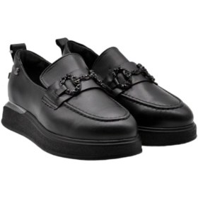 Resim Venüs 2451401K Hakiki Deri Ortopedik Taban Tokalı KAlın Taban Günlük Oxford Tarz Ayakkabı 