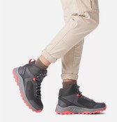 Resim Columbia Bl1169-089 Trailstorm Ascend Mid Wp Kadın Su Geçirmez Outdoor Boğazlı Spor Ayakkabı Gri 