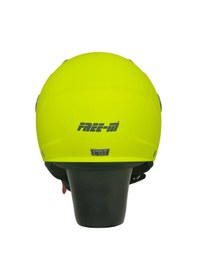 Resim Motoanl Motosiklet Ve Bisiklet Ce Abs Material Yarım Camlı Açık Çocuk Motor Kaskı Mat Yeşil 