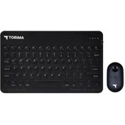 Resim Torima Tmk-08 Kablosuz Bluetooth Klavye Ve Mouse Seti – Akıllı Tv Ve Mobil Cihazlarla Mükemmel Uyuml 
